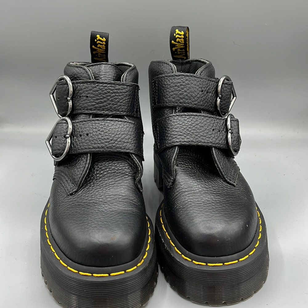 Dr. Martens Black Platform Shoes